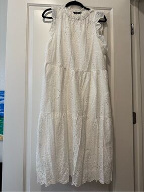 NWT Bloomchic White Eyelet Dress Size 1x  (14-16)